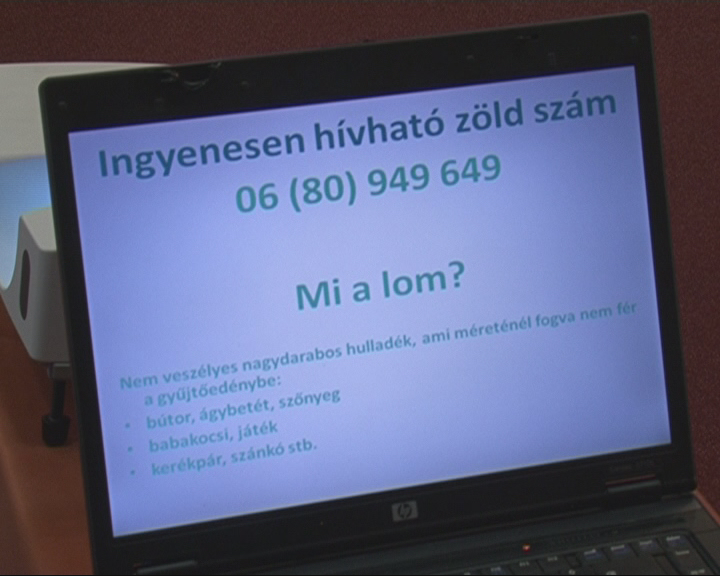 Lomtalanítás egyeztetés után Lomtalanítás egyeztetés után