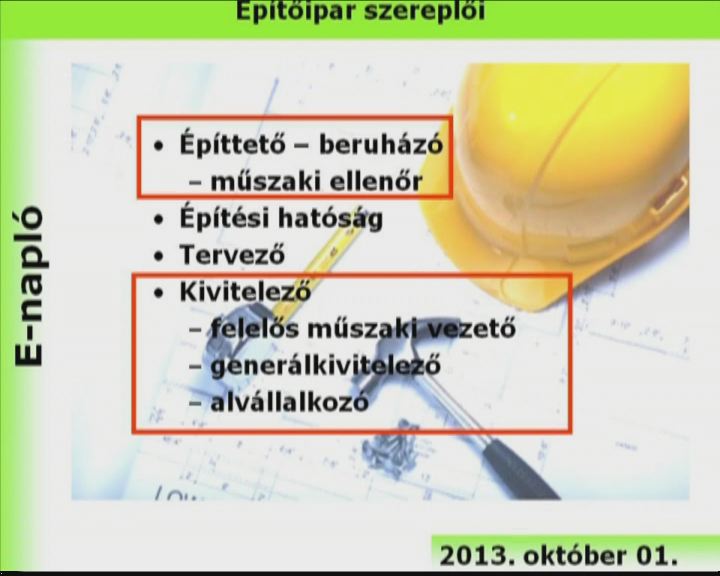 Kötelező az e – építési napló Kötelező az e – építési napló