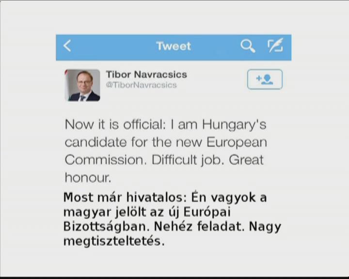 EU - biztos jelölt Dr. Navracsics Tibor