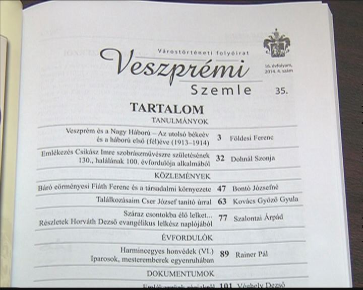 Veszprémi Szemle Veszprémi Szemle