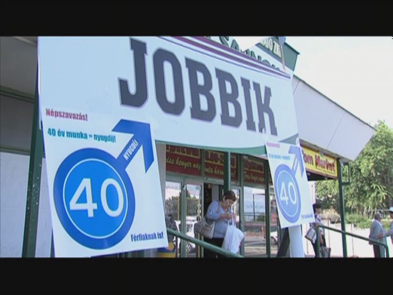 A Jobbik a férfiak 40+ programért A Jobbik a férfiak 40+ programért