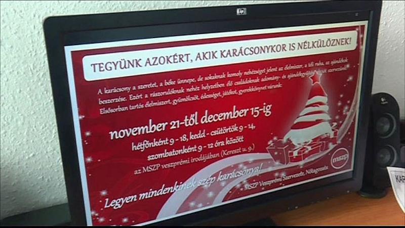 Adománygyűjtés karácsony előtt Adománygyűjtés karácsony előtt