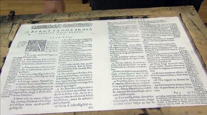 A Vizsolyi Biblia története A Vizsolyi Biblia története