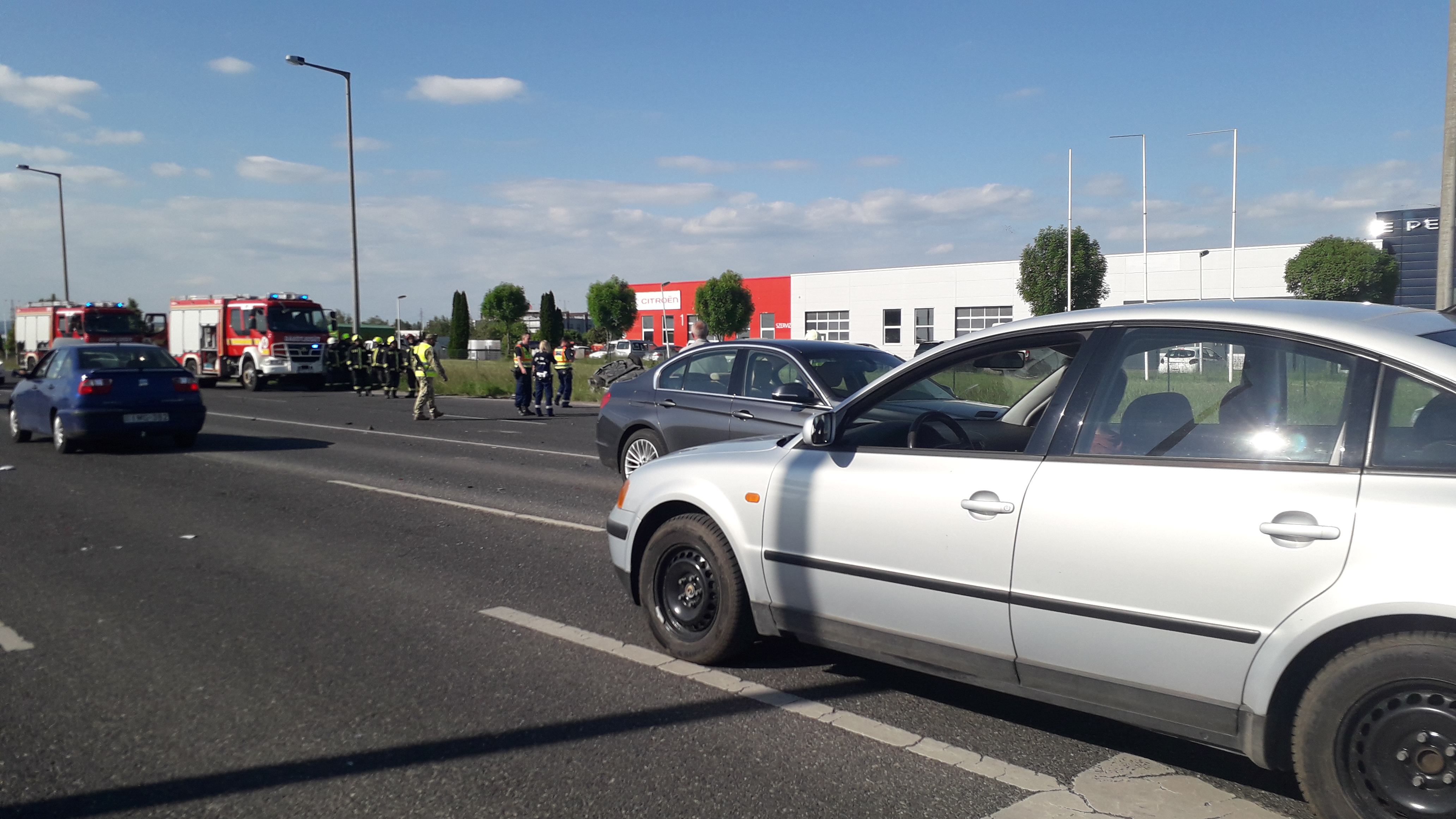 Baleset Veszprém közelében Baleset Veszprém közelében